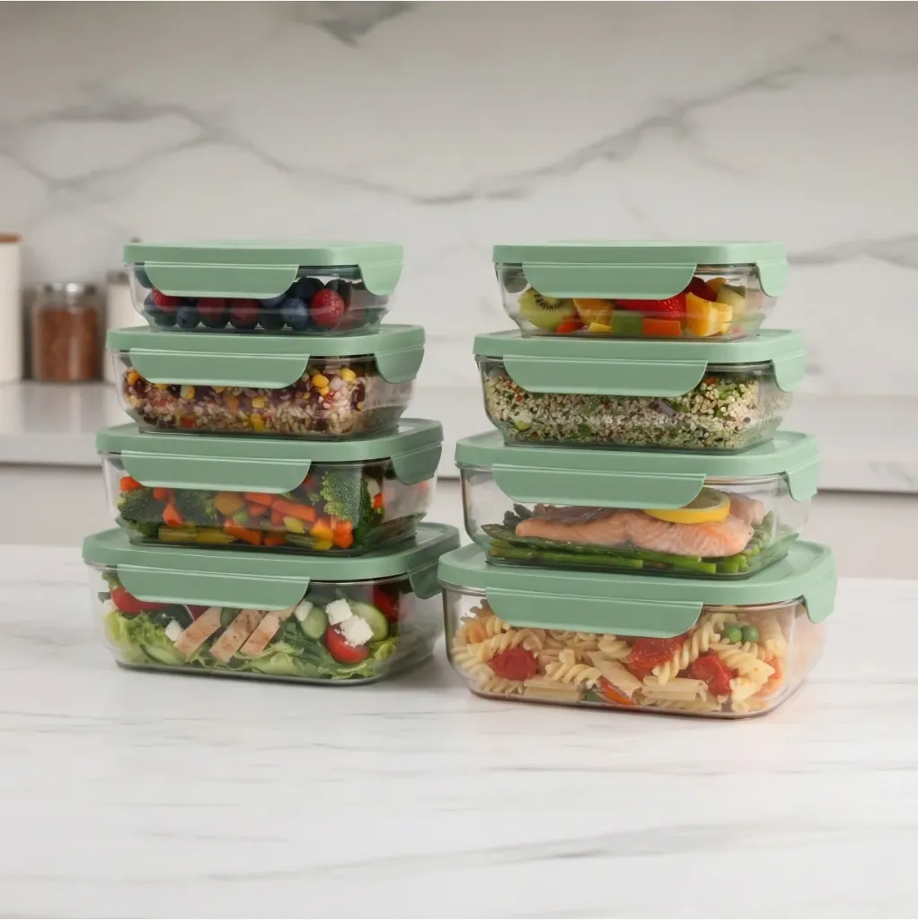 Click&Lock Plus 8-pieces Set (Sage Green)